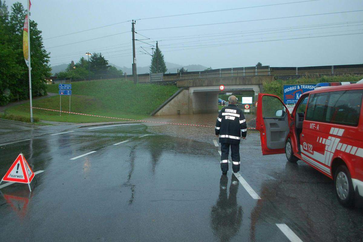 Feuerwehreinsatz im Raum Edelsdorf (Obersteiermark).