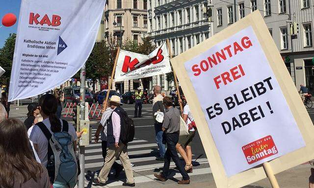 Protest der Katholischen Aktion Ende November in Wien.