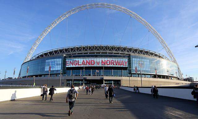 Wembley Stadion in London