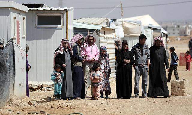 Syrische Flüchtlinge in Jordanien.