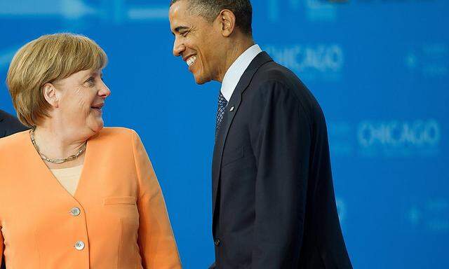 Angela Merkel und Barack Obama auf einem Archivbild vom Nato-Gipfel 2012.