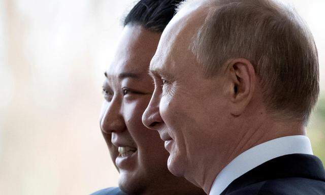 Beste Freunde: Wladimir Putin und Kim Jong-un