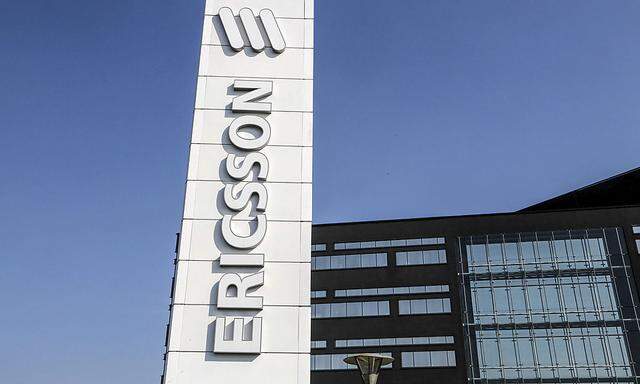 A general view shows an office of Swedish telecom giant Ericsson in Lund