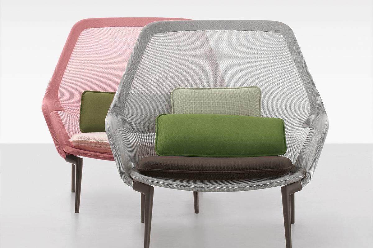 Den „Slow Chair“ entwarfen die französischen Designer für den Hersteller Vitra.