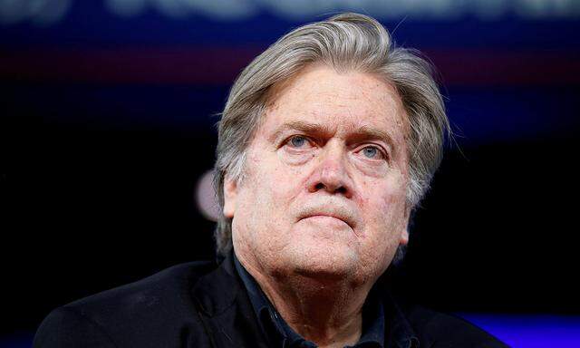 FILE PHOTO: White House Chief Strategist Stephen Bannon speaks at the Conservative Political Action Conference (CPAC) in National Harbor, Maryland