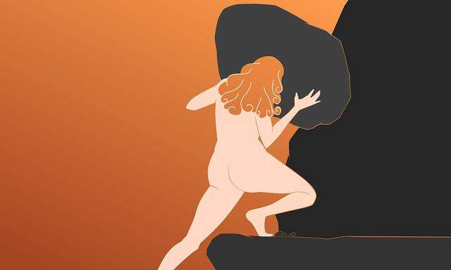 Sisyphus als Frau
