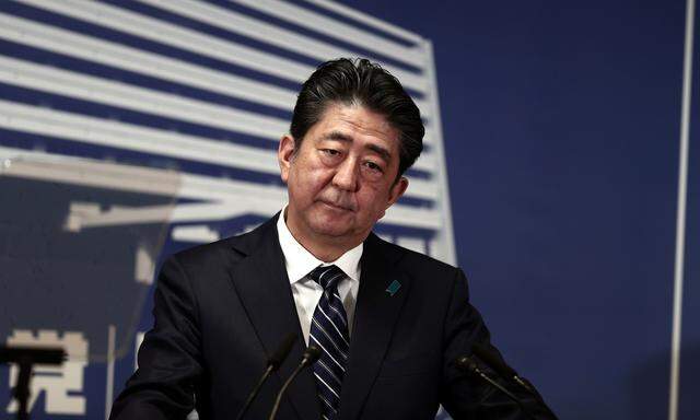 Japans Regierungschef, Shinzō Abe.