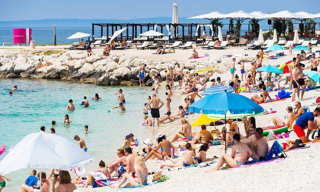 Archivbild aus Split. Der kroatische Tourismus hat 2022 die Rekordwerte aus 2019 fast erreicht.
