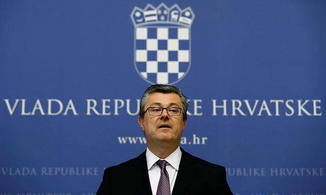 Tihomir Oreskovic kann auf keine lange Amtszeit als kroatischer Premierminister zurückblicken.