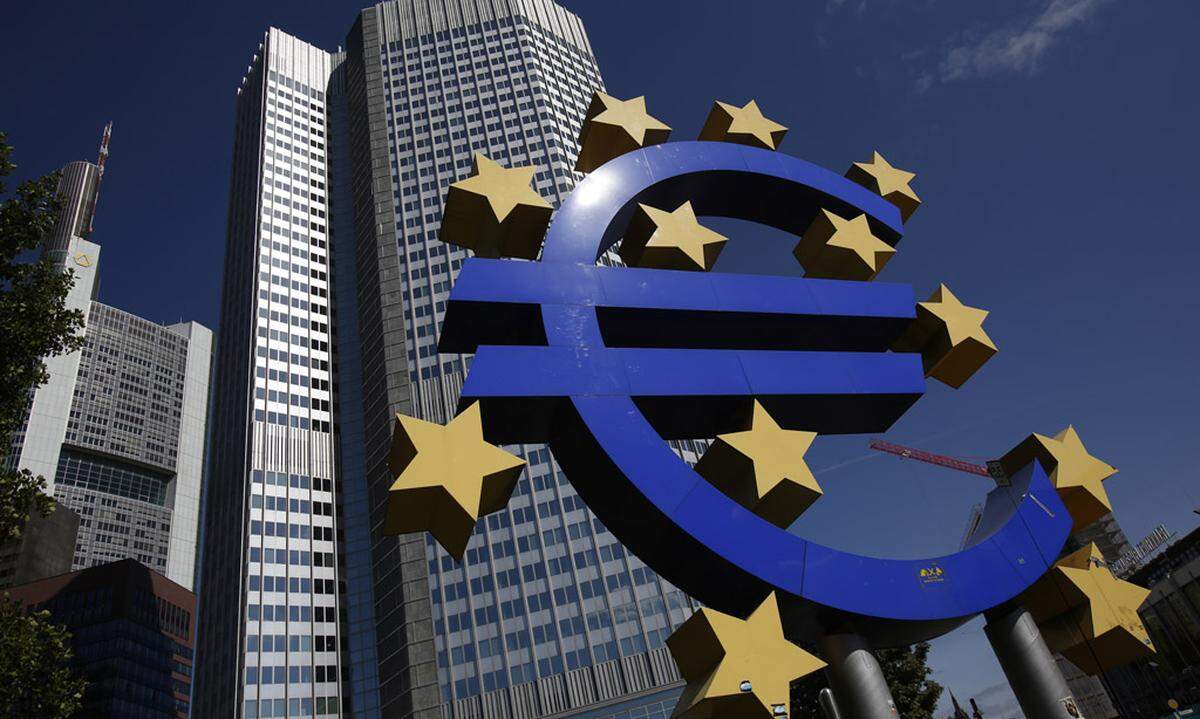 Momentan sitzen die meisten EZB-Mitarbeiter noch im Eurotower.