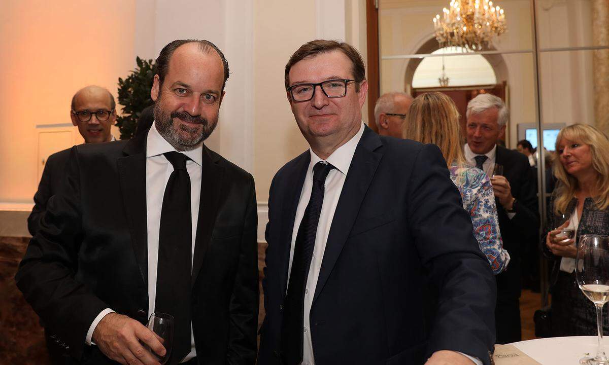 „Presse“-Innenpolitikchef Oliver Pink (l.) und „Presse“-Chefredakteur-Stv. Gerhard Hofer.