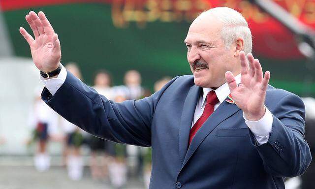 Der belarussische Präsident Alexander Lukaschenko im Sommer 2020.