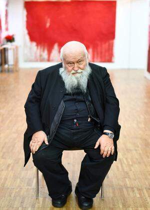 Hermann Nitsch in Hinterzarten.