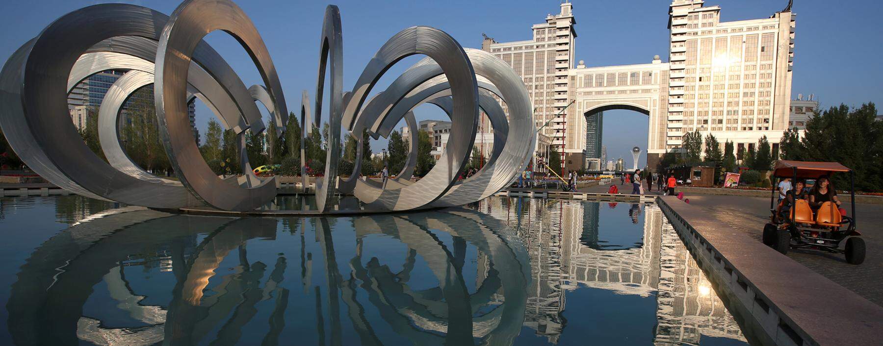 Die kasachische Hauptstadt Nur-Sultan, die bis vor kurzem noch Astana hieß, will sich mehr und besser in Szene setzen.