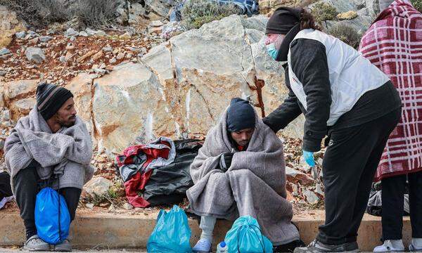 Migranten in Griechenland.