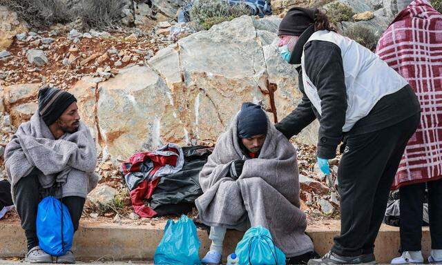 Migranten in Griechenland.