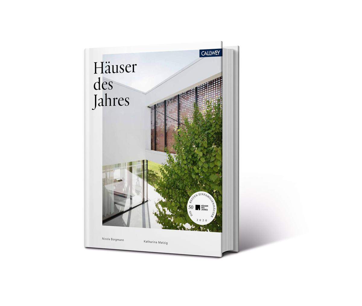 Das Buch zum Wettbewerb präsentiert die 50 besten Häuser - mit zahlreichen Fotos, Lage- und Architektenplänen sowie Projektbeschreibungen: "Häuser des Jahres", erschienen im Callwey Verlag. www.haeuser-des-jahres.com
