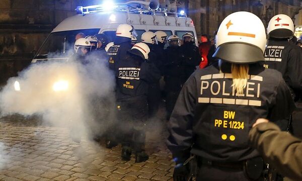Ausschreitung bei Demonstration