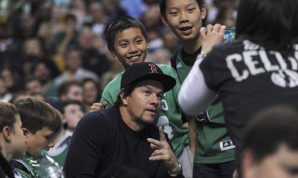 Mark Wahlberg, ein Fan der Boston Celtics