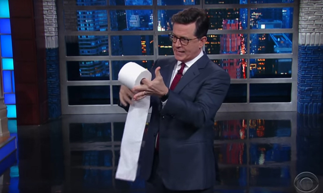 Stephen Colbert thematisierte Trumps erste 100 Tage im Amt