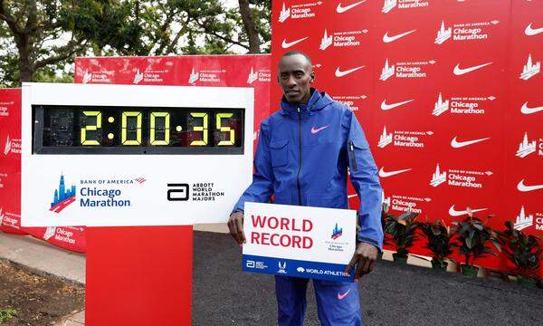 Kelvin Kiptum: Der neue Marathon-Weltrekordhalter.
