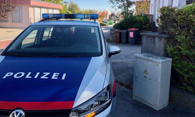 Ein Polizeiauto in der Nähe des Tatorts: Der Fall hatte 2019 für großes Aufsehen gesorgt.
