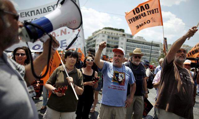 Athen Generalstreik gegen Sparkurs