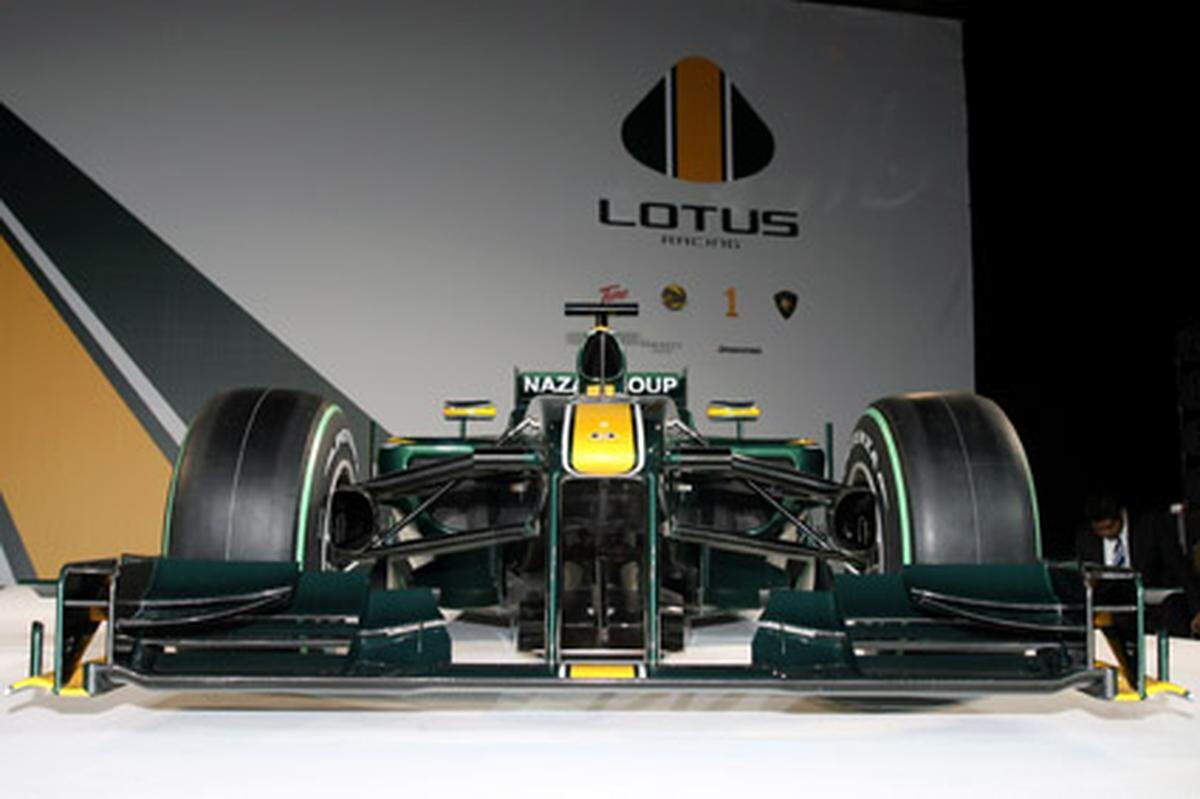 Wie alle anderen neuen Teams setzt Lotus auf V8-Cosworth-Motoren.