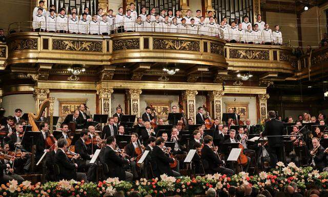 Archivbild vom Neujahrskonzert der Wiener Philharmoniker 2016. In welcher Form wird das diesjährige stattfinden können?