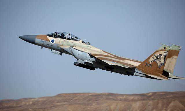 Ein Archivbild eines israelischen F-15-Jets.