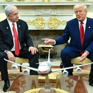 US-Präsident Donald Trump empfing Israels Premier Benjamin Netanjahu im Weißen Haus.