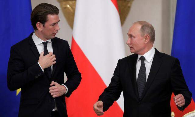 Sebastian Kurz besucht Wladimir Putin