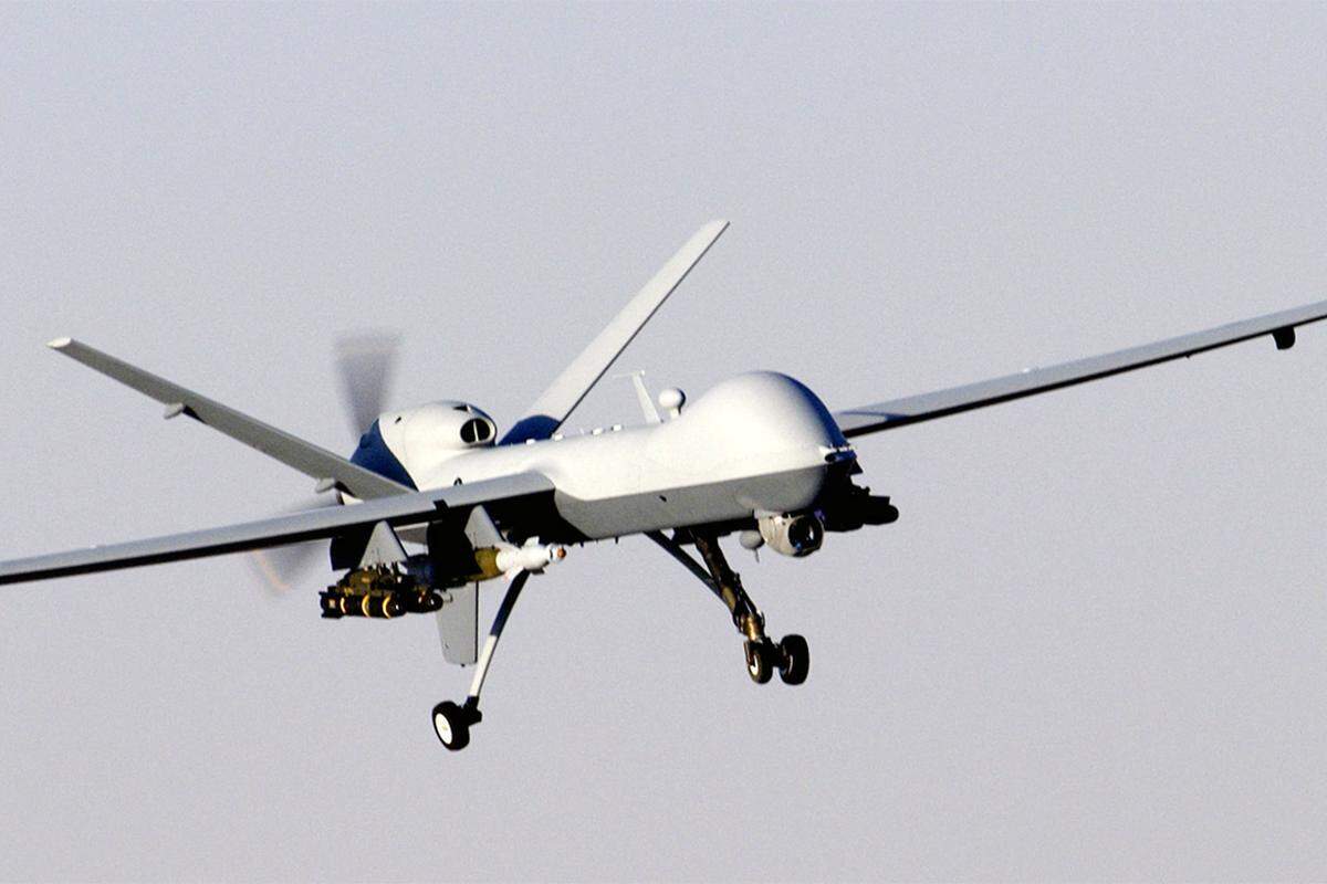 Die USA haben den Drohneneinsatz in den vergangenen Jahren massiv ausgeweitet. In Ländern wie Pakistan und Afghanistan werden regelmäßig gezielte Tötungen von Terroristen durchgeführt. Bild: MQ-9-Reaper der US-Luftwaffe