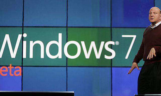 Ballmer präsentiert Windows 7