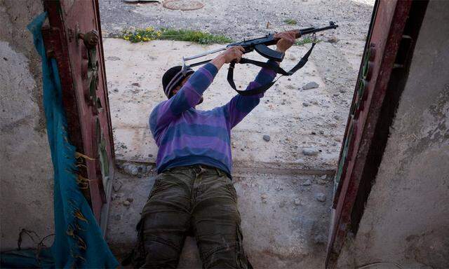 Syrien Kampf Rebellenhochburg Qusayr