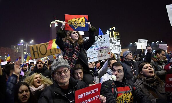 40.000 Menschen demonstrierten in Bukarest.