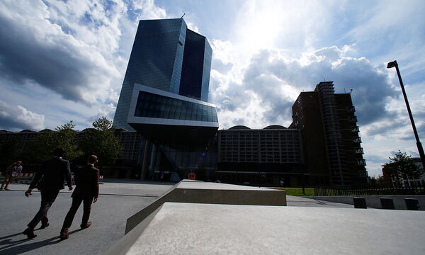FILE PHOTO: The European Central Bank (ECB) headquarters are pictured in Frankfurt