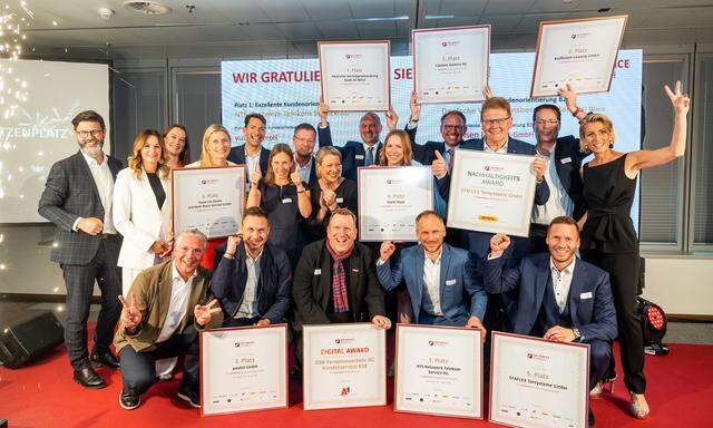 Gewinner der Top Service Österreich Verleihung 2023 