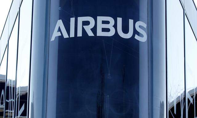 FILE PHOTO: The Airbus logo is pictured at Airbus headquarters in Blagnac near Toulouse
