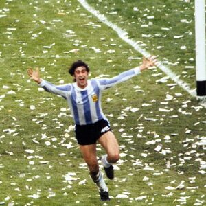 Weltmeisterschaft Finale Argentinien Niederlande in Buenos Aires Mario Kempes Argentinien beju