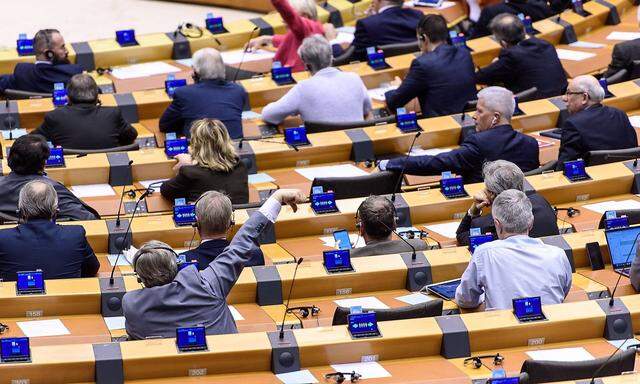 Eine Sitzung des Europäischen Parlaments in Brüssel.