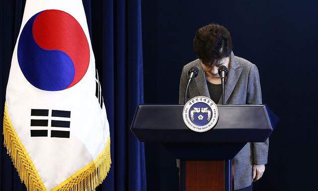 Park Geun-hye im November 2016.