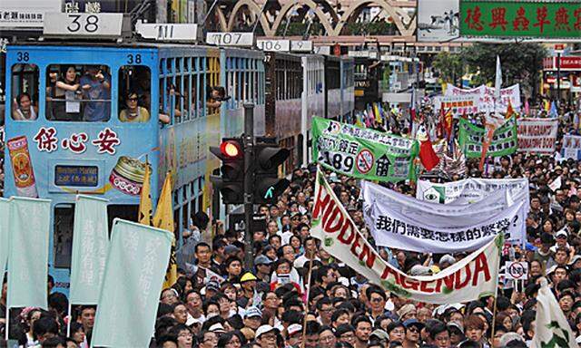 Hongkong Proteste gegen Chinas