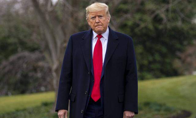 March 2, 2020, Washington, District of Columbia, USA: United States President Donald J. Trump walks out of the White Ho
