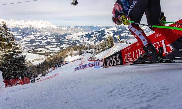 Cameron Alexander auf der Fahrt nach Kitzbühel