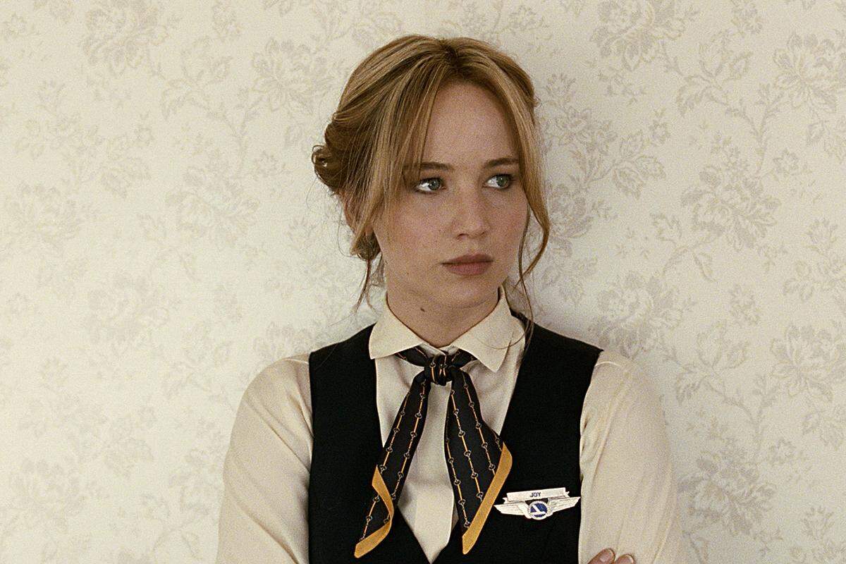 Jennifer Lawrence in ''Joy''   David O. Russells Film handelt vom Leben der Frau, die den "Wundermop" erfunden hat. Lawrence spielt die Titelrolle.