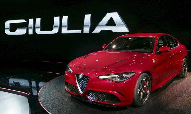 New Alfa Romeo ´Giulia´ car is seen during the launch in Milan