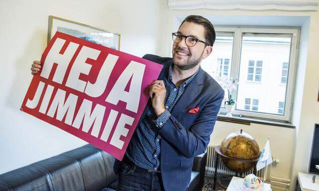 Jimmie Åkesson und seine rechtspopulistischen Schwedendemokraten wirbeln die Politik in Stockholm durcheinander.