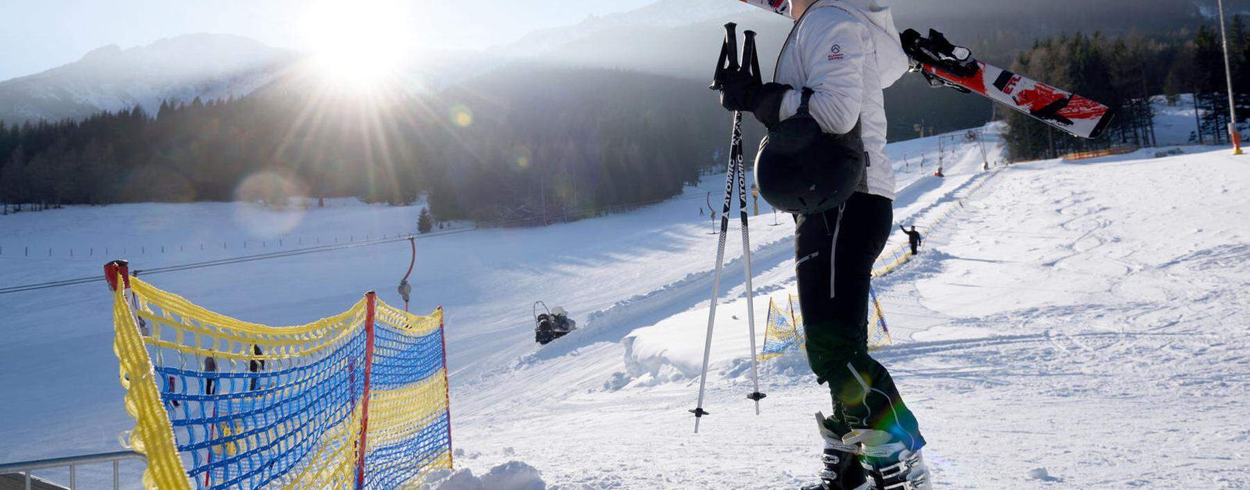 Puchberg am Schneeberg: Das kleine Skigebiet in Wien-Nähe hat seinen Schlepplift nur am Wochenende in Betrieb.