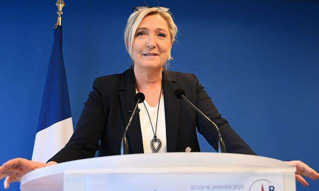 Die französische Rechtspopulistin Marine Le Pen 